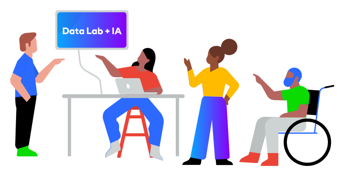 Icone de pessoas no Datalab + IA